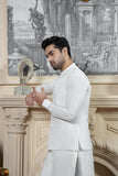 Shahjahan Offwhite Soft Cotton Kurta Shalwar with waistcoat 3 Piece Suit