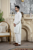 Shahjahan - Boski Cream Kurta Shalwar For Men