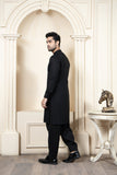 Shahjahan - Black Soft Cotton Kurta Shalwar For Men