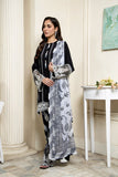 Laleen - Nur Viscose Suit For Women - Black - 3 Piece