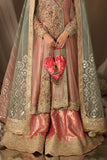 Musferah Saad Mughal Blossom Anghrakha Pink 3 Piece