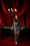 Musferah Saad Eclipse Kaftan Black 1 Piece
