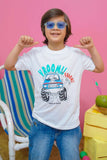 Modest - Truck Graphic Tee - White - Jersey  - 1 Piece