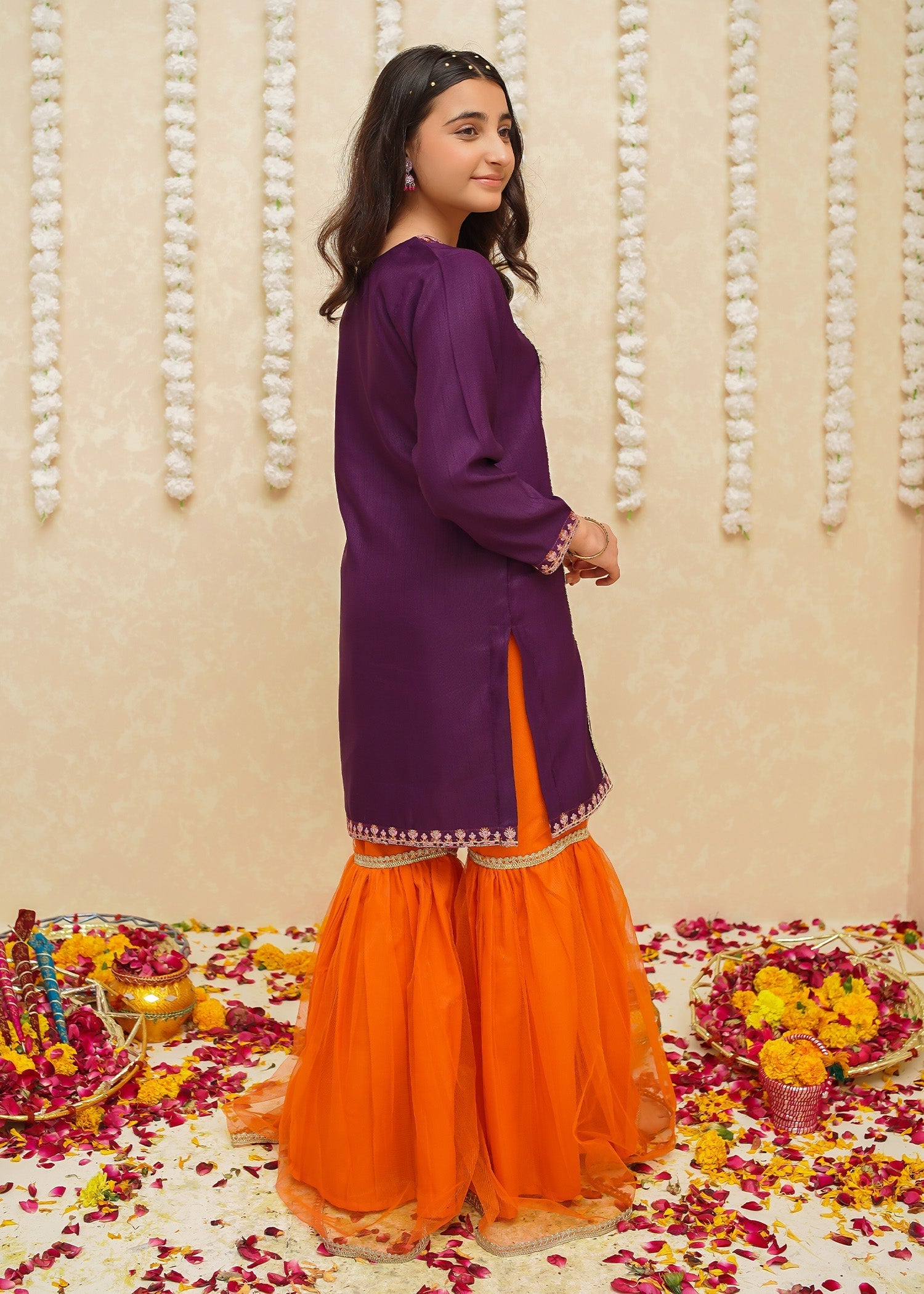 Modest - Rawsilk Purple Suit | 8965 - Rawsilk - Purple - 3 Piece