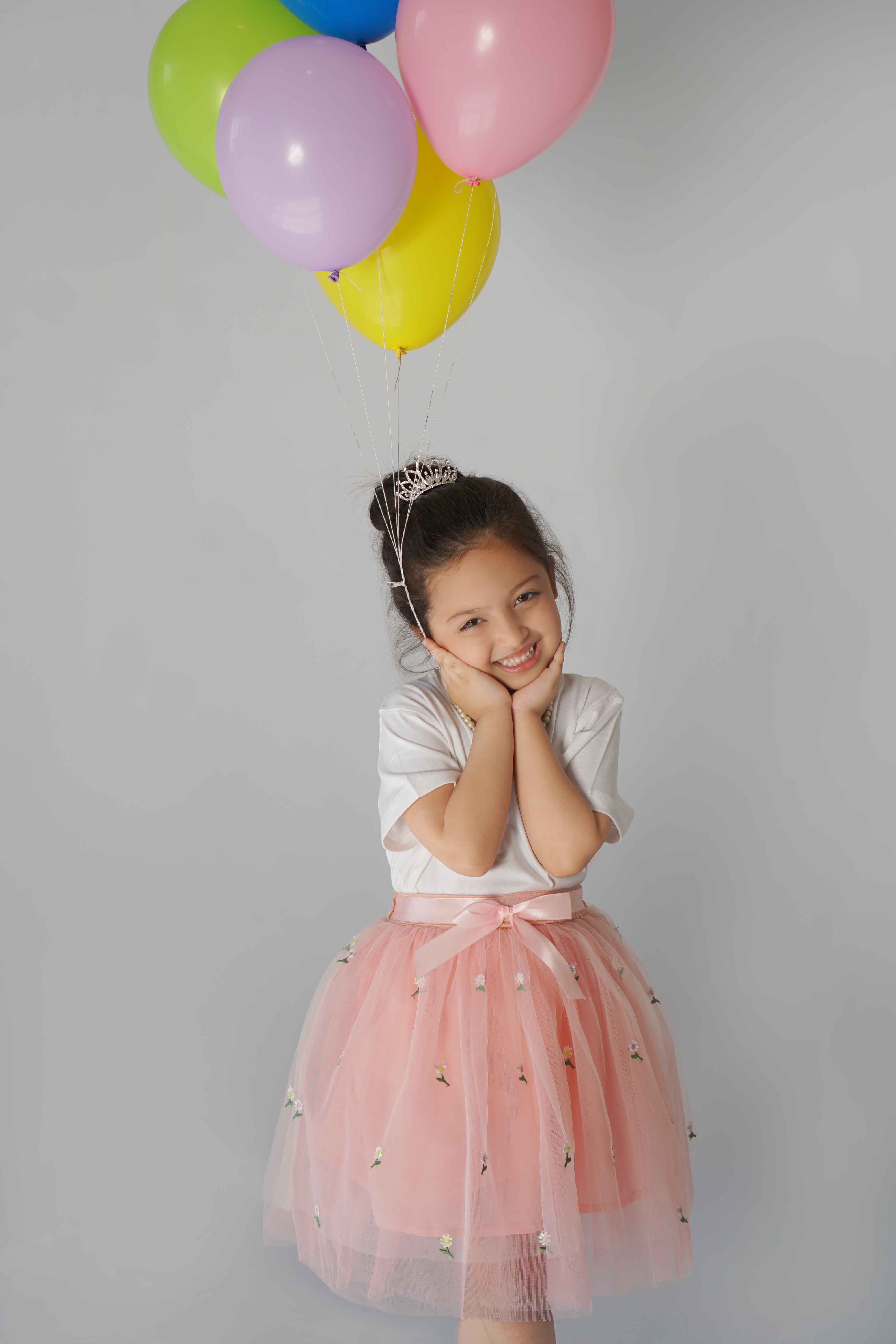 Hummingbirdspk - Ballerina Princess Embroidered Skirt - 1 Piece