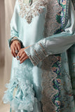 Musferah Saad - Moonlit Whisper Tissue Silk Suit For Women - 3 piece