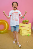 Modest - Girl Power Graphic Tee - White - Jersey - 1 Piece