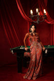 Musferah Saad Crimson Sienna Kaftan Red 1 Piece