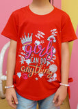 Modest - Power Graphic Tee - Red - Jersey - 1 Piece