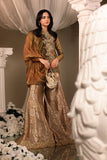 Musferah Saad Avant Garde Jacket Olive Gilded 2 Piece