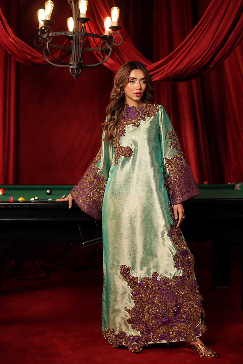 Musferah Saad Celina Kaftan Green 1 Piece