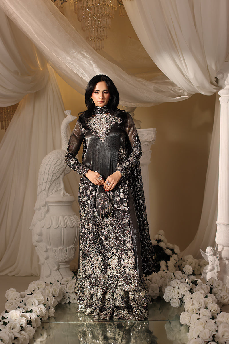 Musferah Saad Royal Eclipse Suit Midnight Obsidian 2 Piece