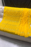 Designs By Amina - Mukesh work - Silver & gold - bamber chiffon - 2 Piece - Unstitch - 7