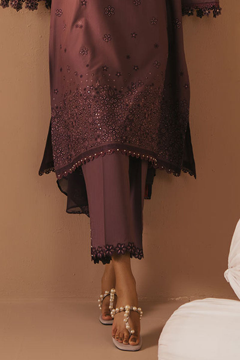 Cross Stitch - GRAPE AMETHYST - Lawn - 3 Piece - Unstitched