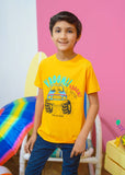 Modest - Truck Graphic Tee - Yellow - Jersey - 1 Piece