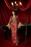 Musferah Saad Vienna Kaftan Royal Magenta 1 Piece
