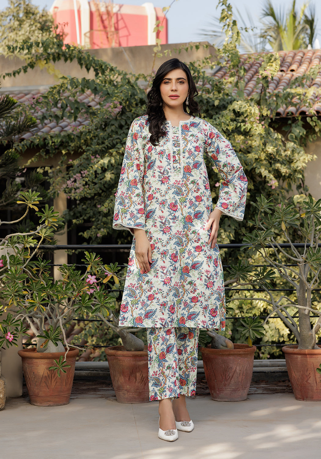 Zarasi - Blossom Tapestry - Stitched Lawn Suit - 2 Piece