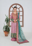 Sara Jahan - Rang E Bahar Net Embroidered Suit For Women - Pink - 3 Piece