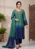 Sara Jahan - Breeze Lawn 26 Pure Silk Embroidered Suit For Women - Teal - 3 Piece