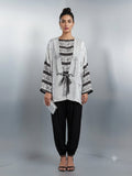 Maheen Khan Silsila Set Jacket Black 2 Piece