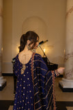 Kaanchi London - Neeli Organza Pishwas For Women - Blue - 2 Piece