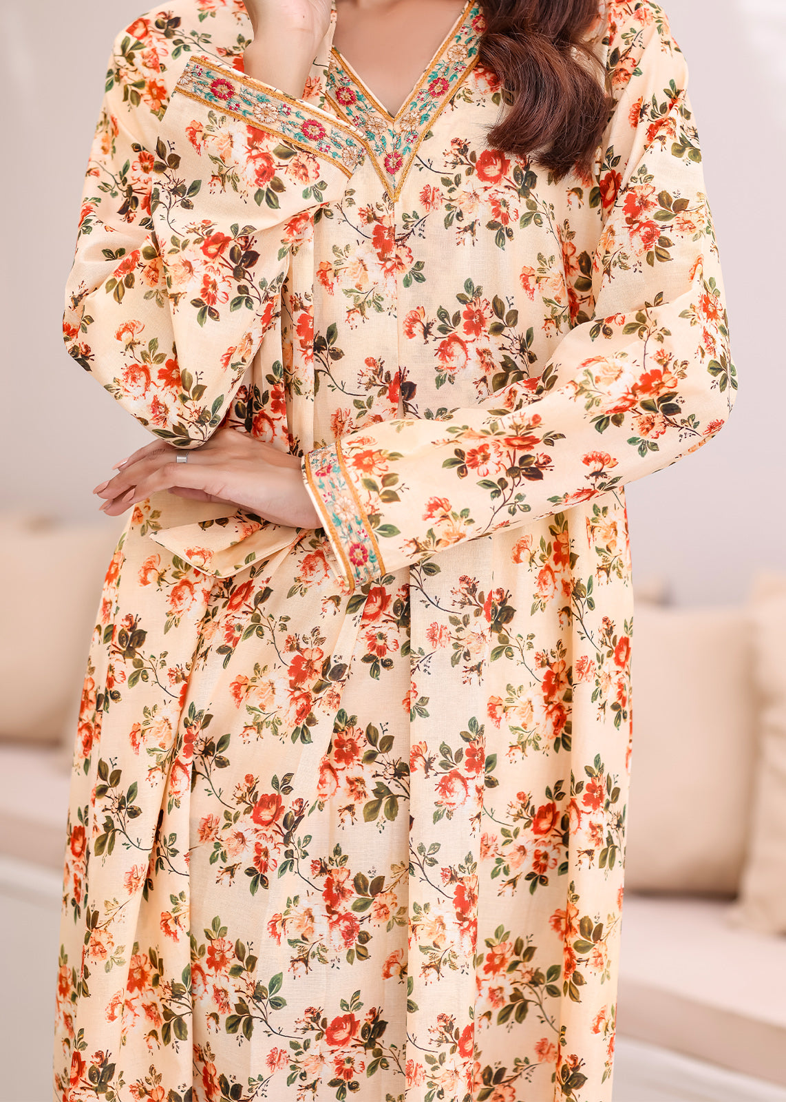 Nawaem Altulle - Hayat - beige - cotton