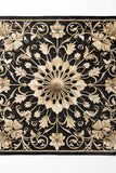 Black Wolf - MANDALA ART SILK ASCOT - Black - 1 Piece