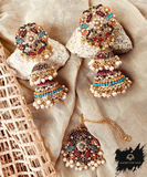 Made for Her - Eternal Nauratan Jhumki & Tikka - KWA1006