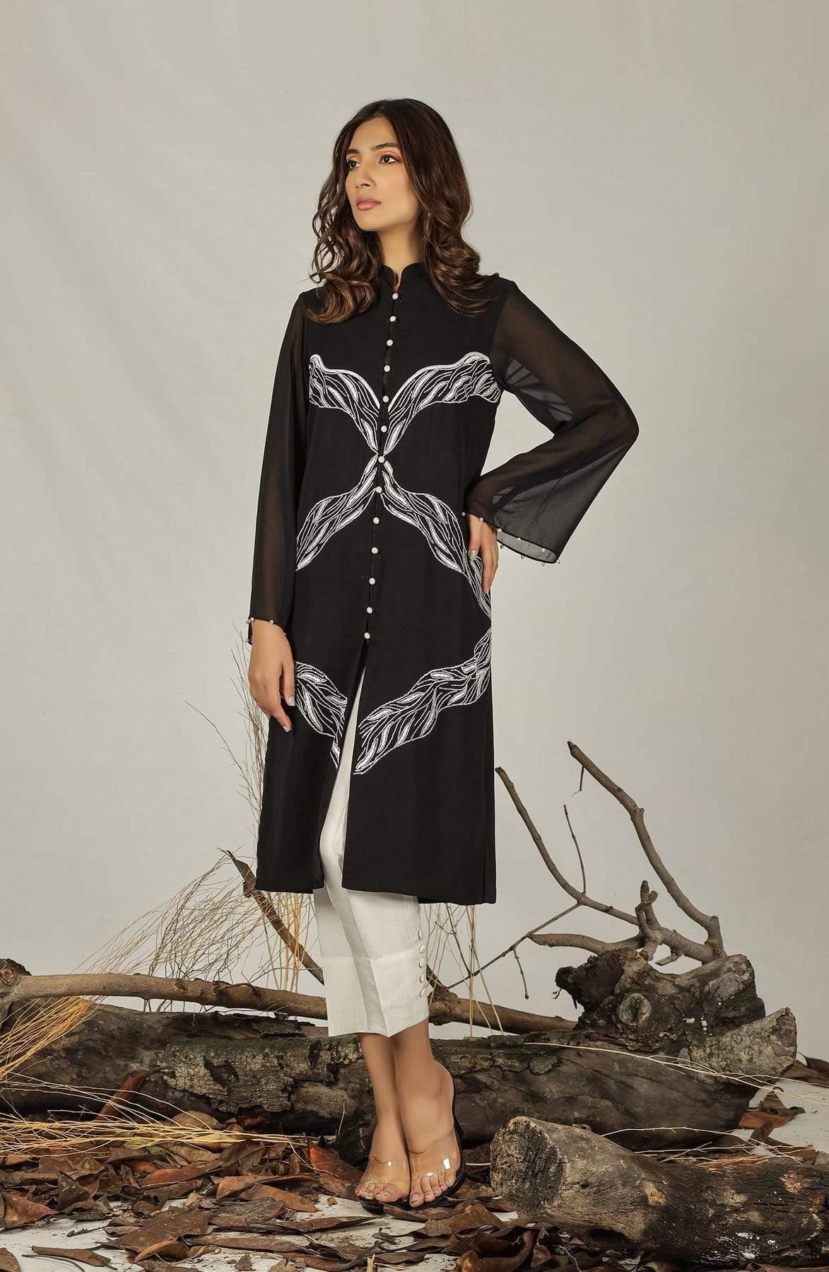 Natasha Kamal - Amore - Black with White Cross
