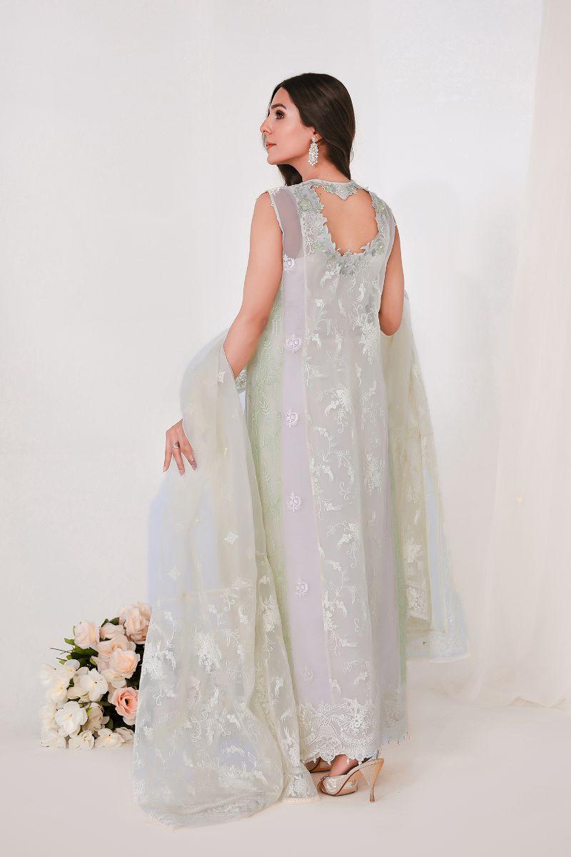 Reema Ahsan - GEET - Organza - Skin - 3 Piece