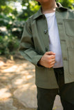 Hummingbirdspk - Moss Green cotton Khaki Jacket - 1 Piece