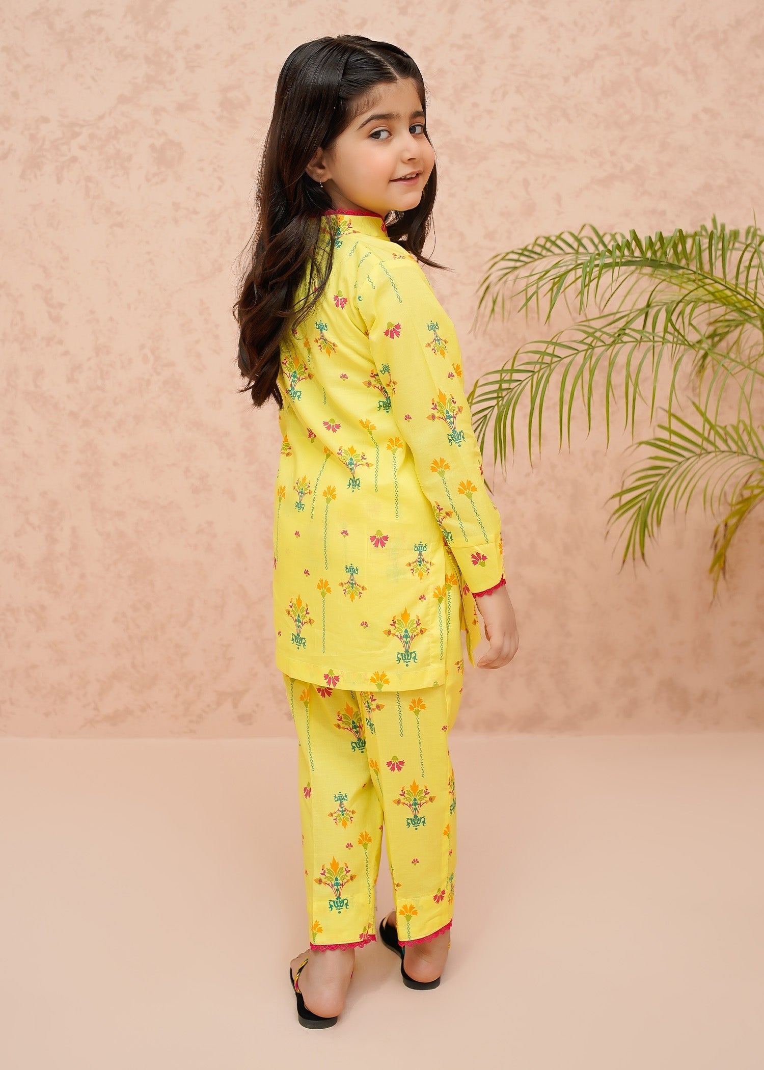 Modest - Mango Mist - Lawn - Yellow - 2 Piece