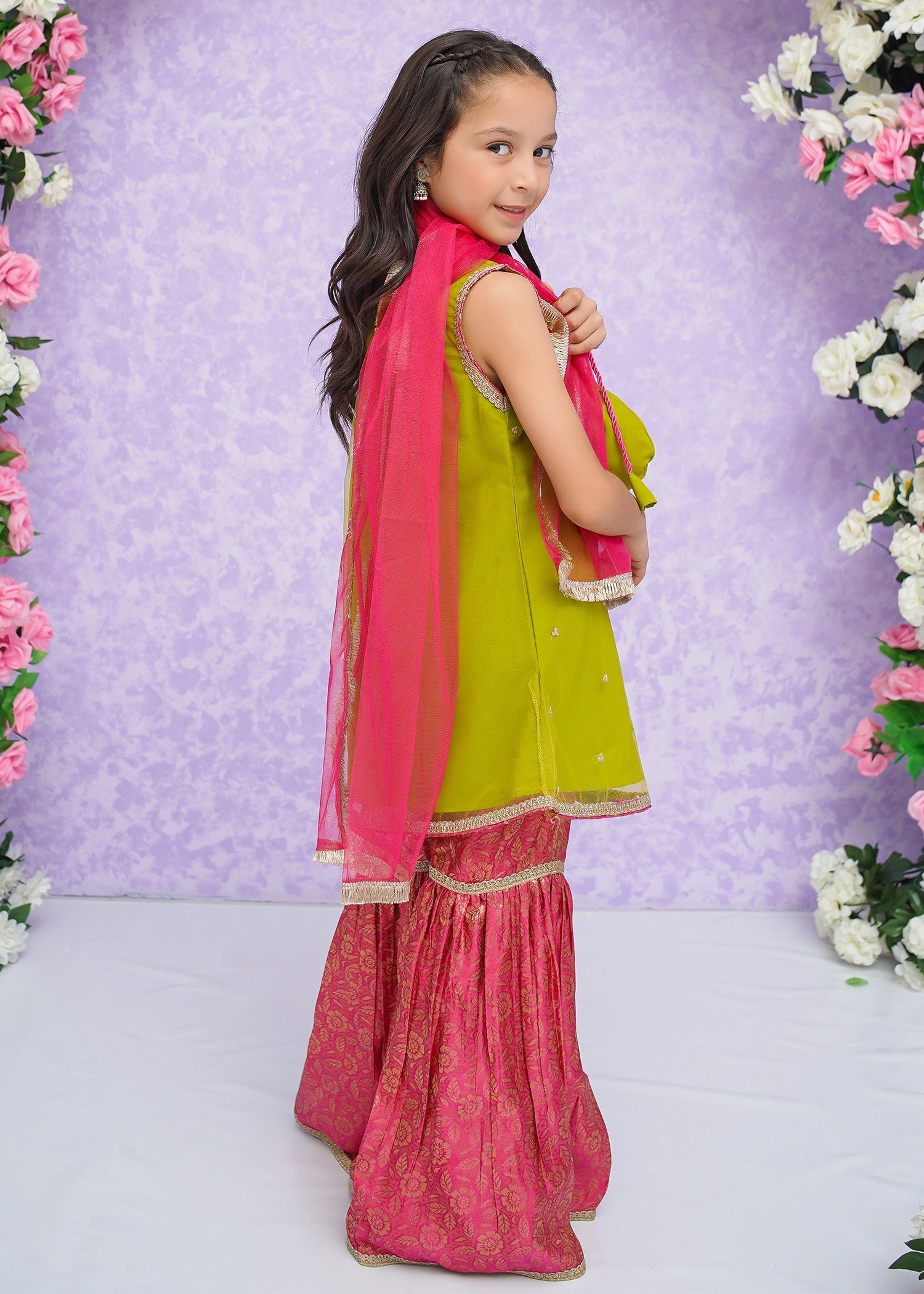 Modest - Sitara - Net -  3 Piece