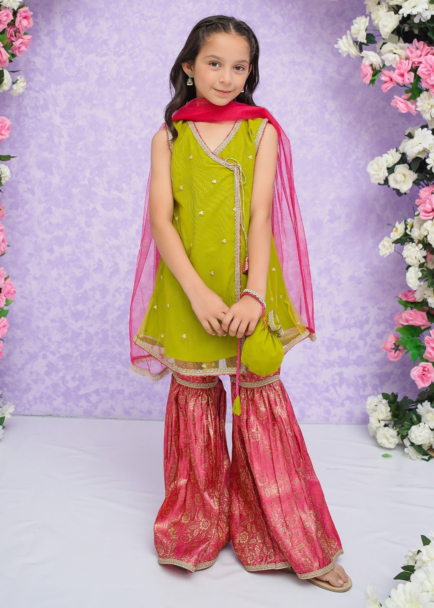 Modest - Sitara - Net -  3 Piece