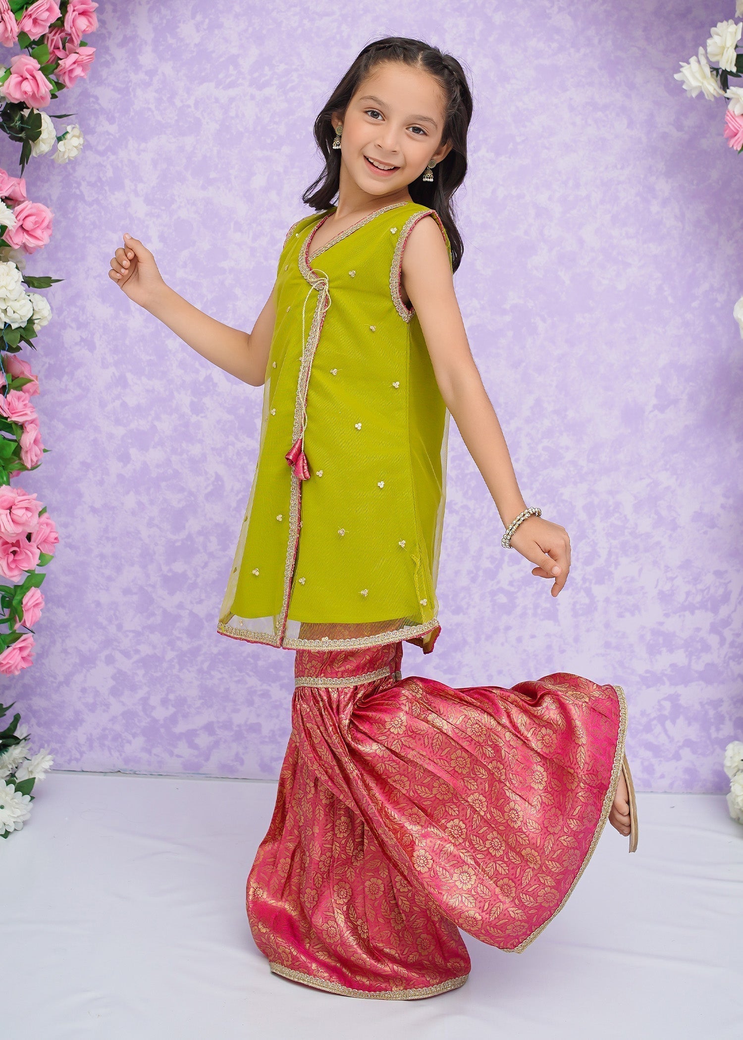 Modest - Sitara - Net -  3 Piece