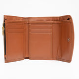 Zahraas Compact Leather Wallet Brown