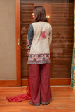 Shamaeel Ansari Royal Crimson Suit Red 3 Piece