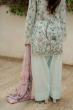Shamaeel Ansari Pastel Bloom Suit White 3 Piece