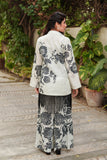 Shamaeel Ansari Noir Blossom Suit White 2 Piece