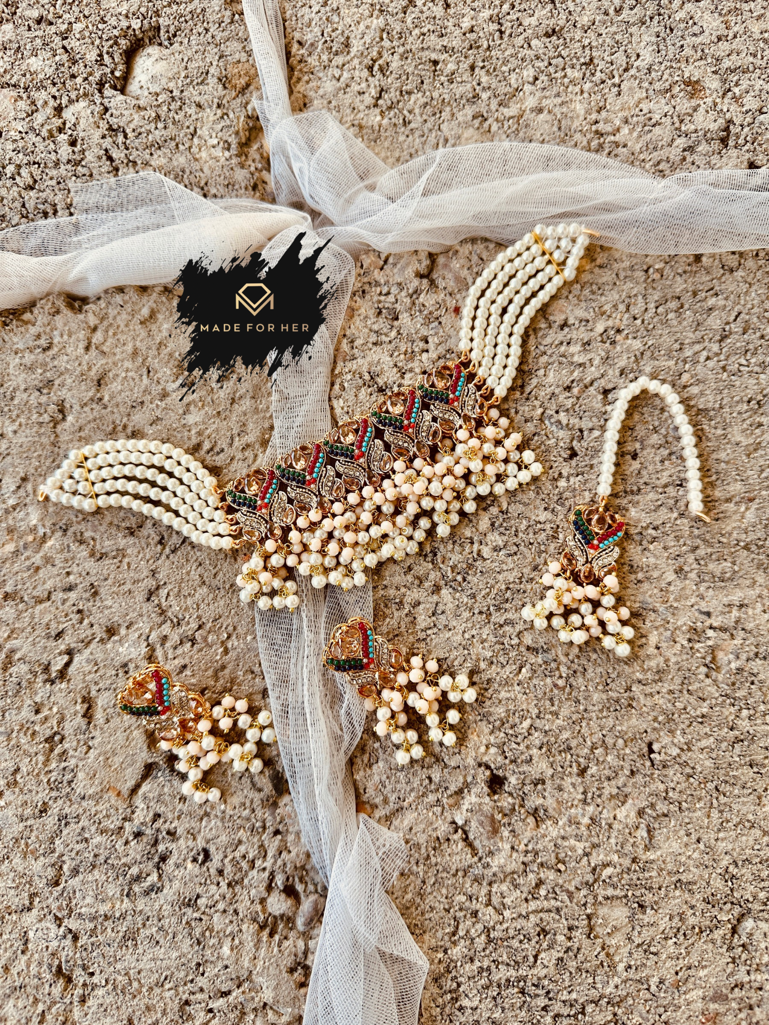 Made for Her - Naulakha Choker Set - LNS1020