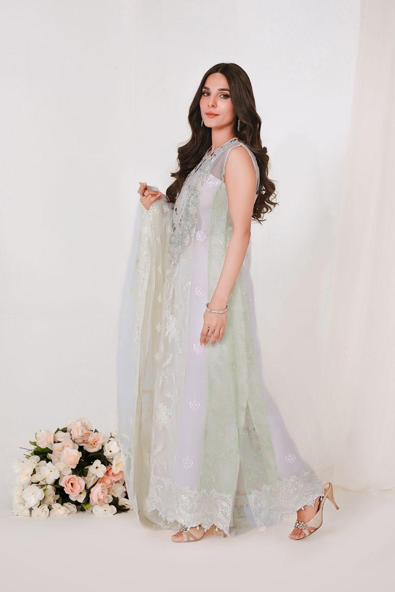Reema Ahsan - GEET - Organza - Skin - 3 Piece