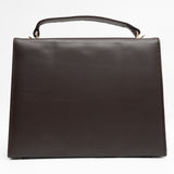 Zahraas Classic Leather Handbag Black