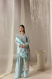 Musferah Saad - Moonlit Whisper Tissue Silk Suit For Women - 3 piece