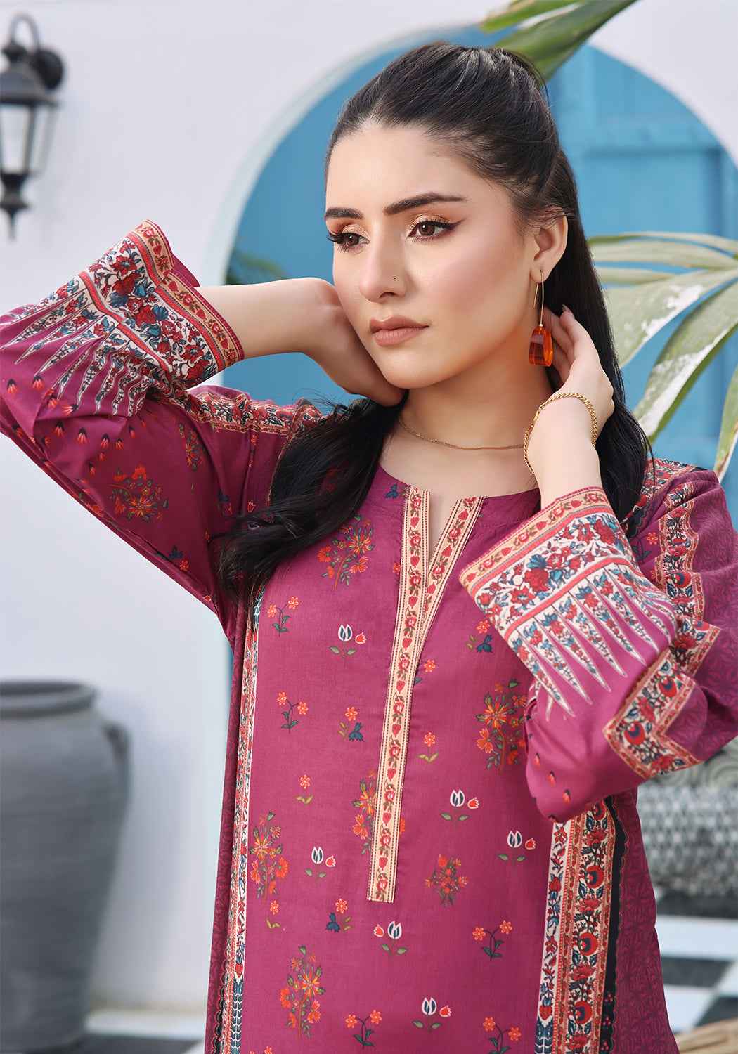 Zarasi - Saffron - Stitched Lawn Suit - 2 Piece