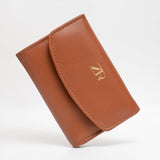 Zahraas Compact Leather Wallet Brown