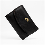 Zahraas Compact Leather Wallet Black
