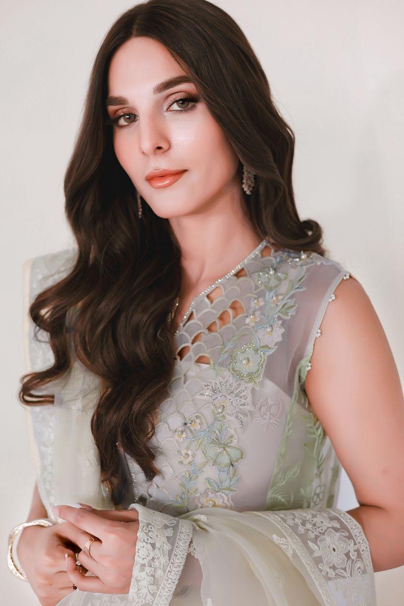 Reema Ahsan - GEET - Organza - Skin - 3 Piece