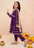 Modest - Festive Chiffon Purple Outfit  | 9075 - Girls 3 Piece Suit - Chiffon