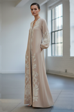 Reema Ahsan - Elya Khadi Silk Suit For Women - Skin - 1 Piece