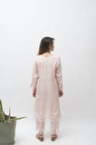 Alifyay - Peach - Cotton Silk - 3 Piece